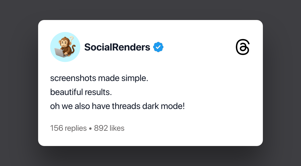 Threads Post preview